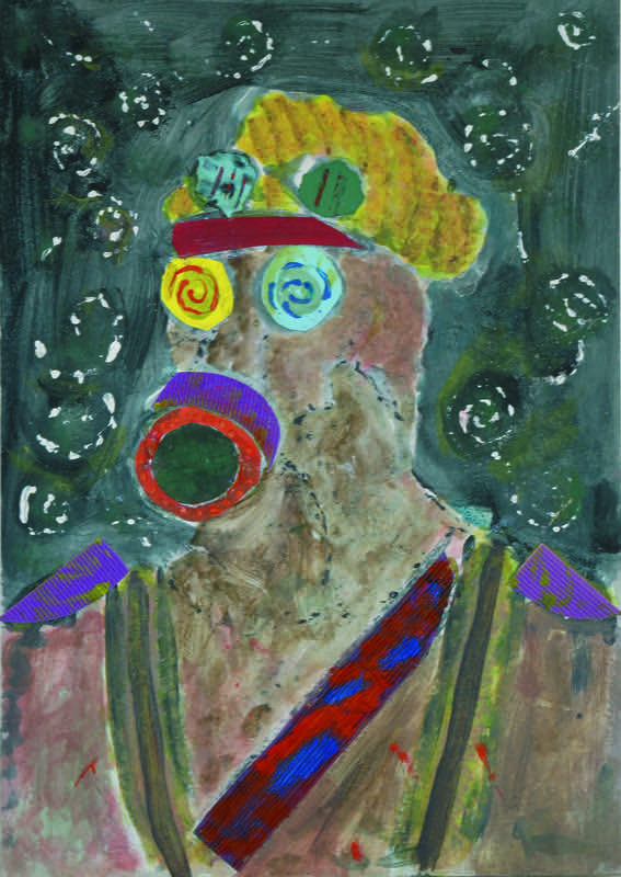 Giacomo Zorba, Liceo artistico Max Fabiani, Gorizia (Italia) - Fault, 2015 - vernice spray su tela - cm. 100x80