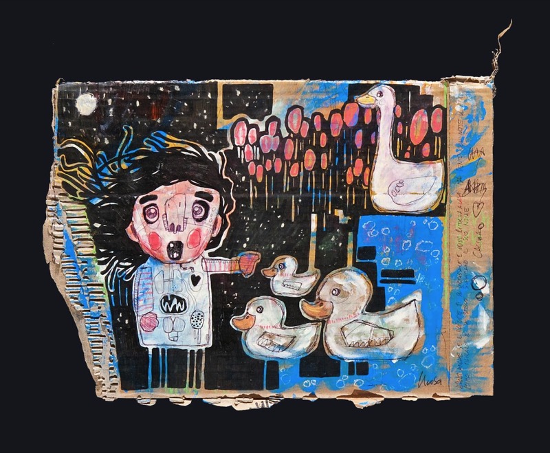 I KRAMPUS DI MASA: DA VENERDI’ 5 DICEMBRE 2014 ALLA TORRE MEDIOEVALE DI TARVISIO E AL MUSEO ANTIQUARIUM DI CAMPOROSSO (TARVISIO) LA MOSTRA DEDICATA DAL GIOVANE PITTORE VENETO ALLE INQUIETANTI E SELVAGGE FIGURE SILVESTRI DELLA TRADIZIONE AUSTRO-TEDESCA. ALTRE OPERE DELL’ARTISTA SARANNO VISIBILI NELLO SPAZIO REPORTER’S DI TARVISIO.