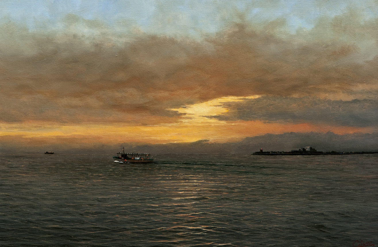 LUCE. MARINE E LAGUNE: MOSTRA PERSONALE DEL PITTORE FABIO COLUSSI AL SALONE D&rsquo;ARTE CONTEMPORANEA DI TRIESTE