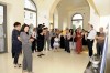 Inaugurazione: da sin. a dx. il critico Marianna Accerboni e la pittrice Giovanna Ericani presenta la mostra (foto Franco Viezzoli)