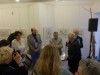 inaugurazione - da sin la curatrice Marianna Accerboni, l'artista Francois Piers, Flavio Tossi presidente Circolo Giuliani nel Mondo di Bruxelles e Fabio Ziberna direttore Associazione Giuliani nel mondo di Trieste (ph R. Moro)
