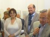 inaugurazione - da sin la curatrice Marianna Accerboni, l'artista Francois Piers e Flavio Tossi presidente Circolo Giuliani nel Mondo di Bruxelles (ph R. Moro)