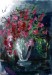 Vaso con fiori rossi - 1998 olio su tela cm. 50 x 70