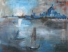 Venezia, al crepuscolo - 2006 olio su tela cm. 80 x 60