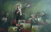 Direttore d'orchestra, 2012 - olio su tela - cm 120 x 80