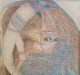 Donna occhio azzurro, 2015 - tecnica mista - cm 20x22