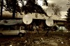 Parabole satellitari al campo profughi di Trmbas (Serbia)