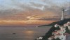 Veduta del golfo, 2016 - olio su twla - cm 50x30