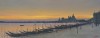Venezia al tramonto, 2022 - olio su tela - cm. 50x100